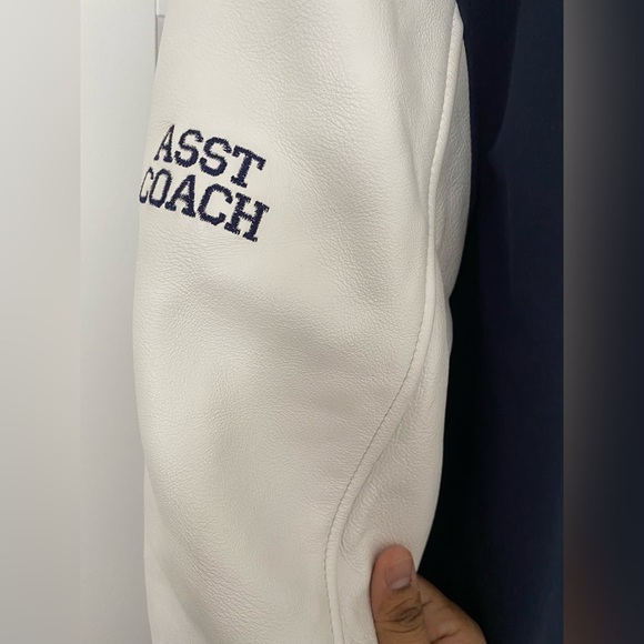 IRONHEAD Navy Blue Full Zip Long Sleeves Varsity Jacket in Medium - Picture 5 of 11